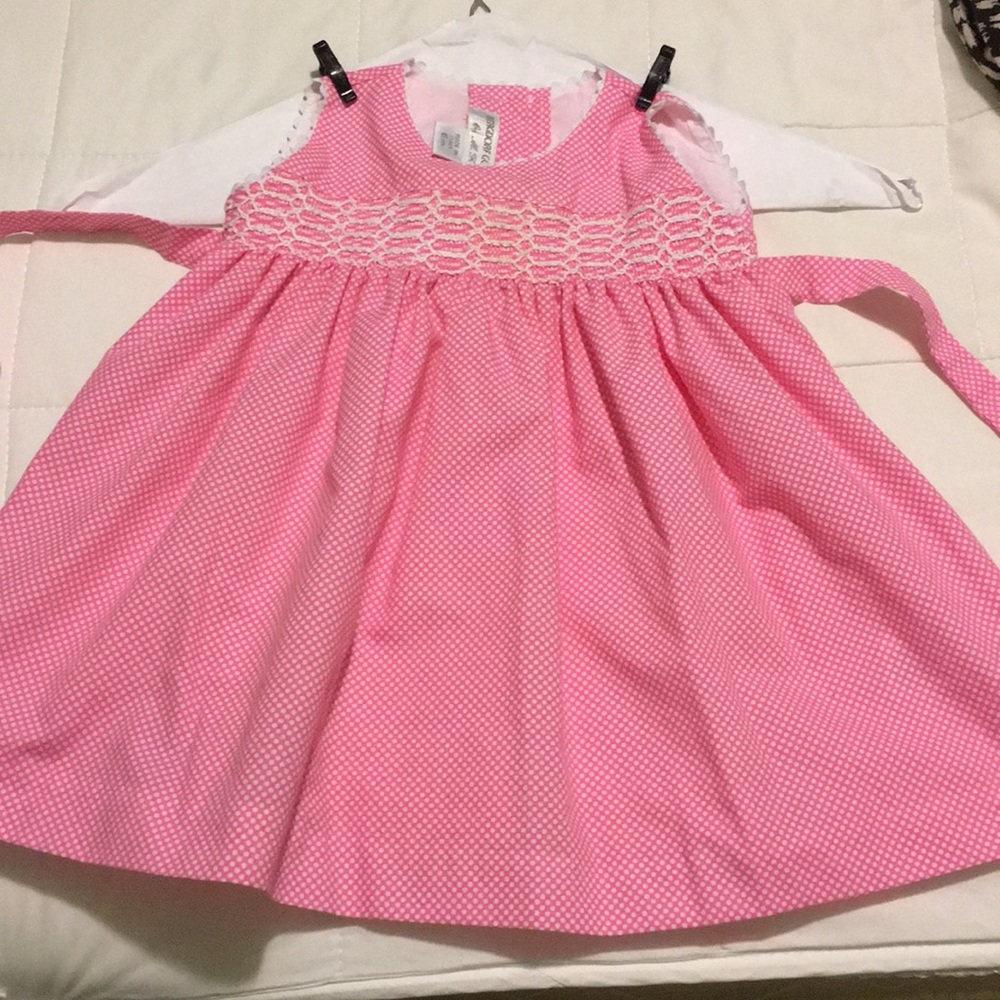 Pink Bergdorf Goodman baby dress